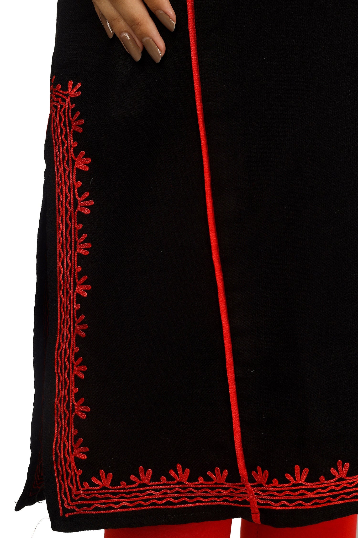 Kashmiri Pheran, Aari Embroidered Pheran, Women Tunics, Indian Kurtis, Ethnic Wear, Indo Western Wear, Traditional Pheran