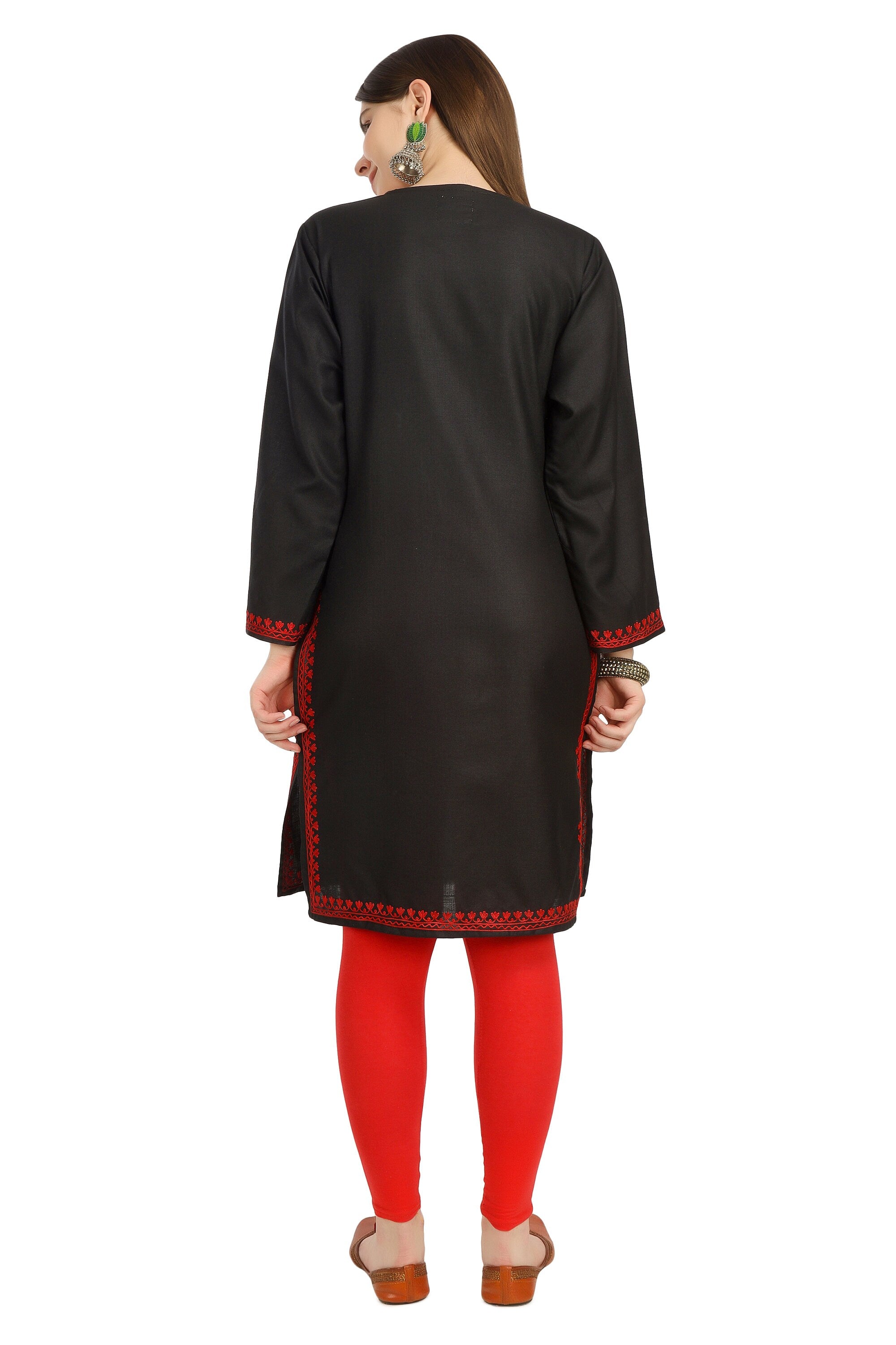 Kashmiri Kurti, Aari Embroidered Kurti, Women Tunics, Indian Kurtis, Ethnic Wear, Indo Western Wear, Traditional Kurti,