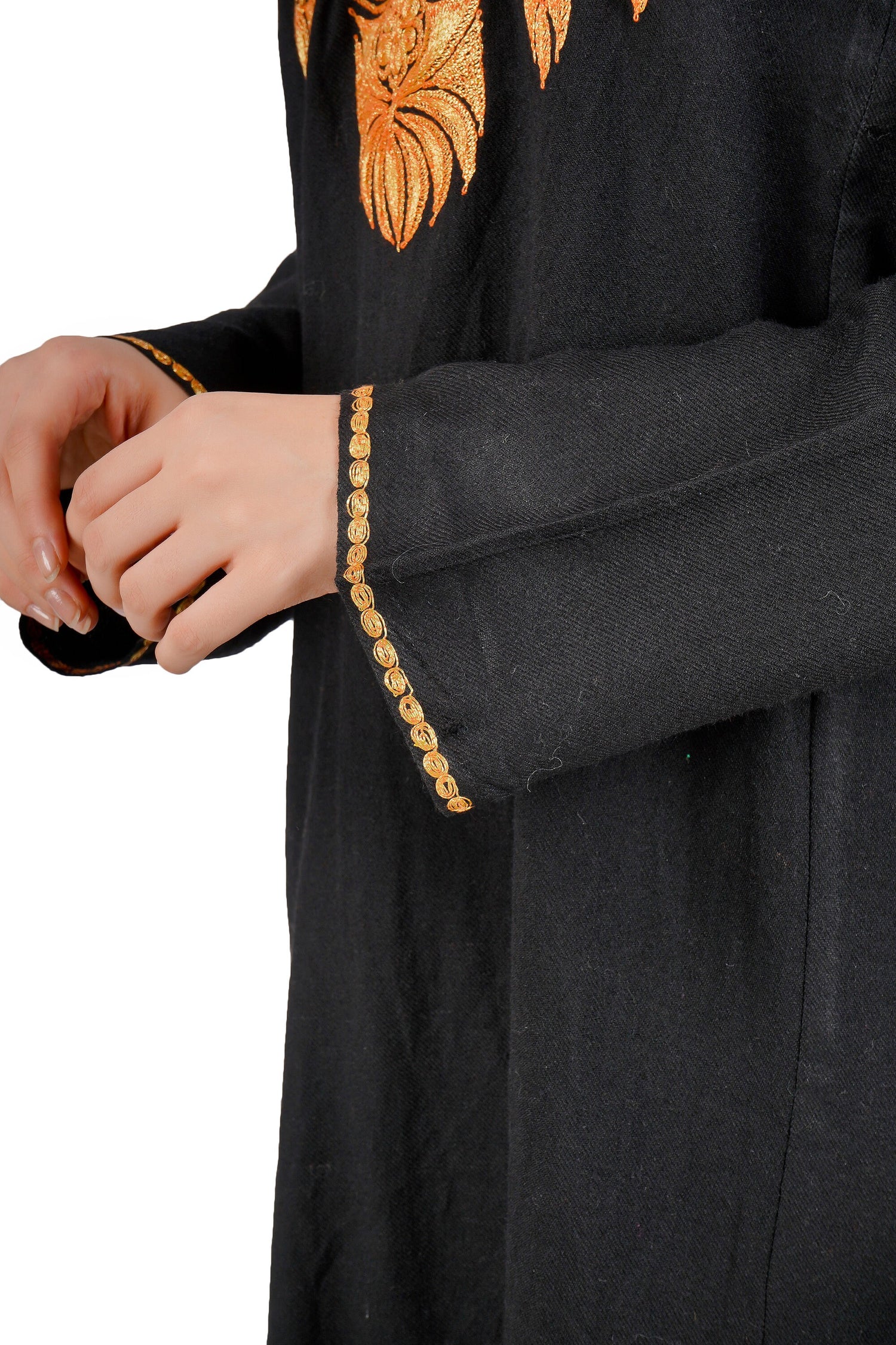 Kashmiri Pheran, Tilla Embroidered Pheran, Women Tunics, Indian Kurtis, Ethnic Wear, Indo Western Wear, Traditional Pheran