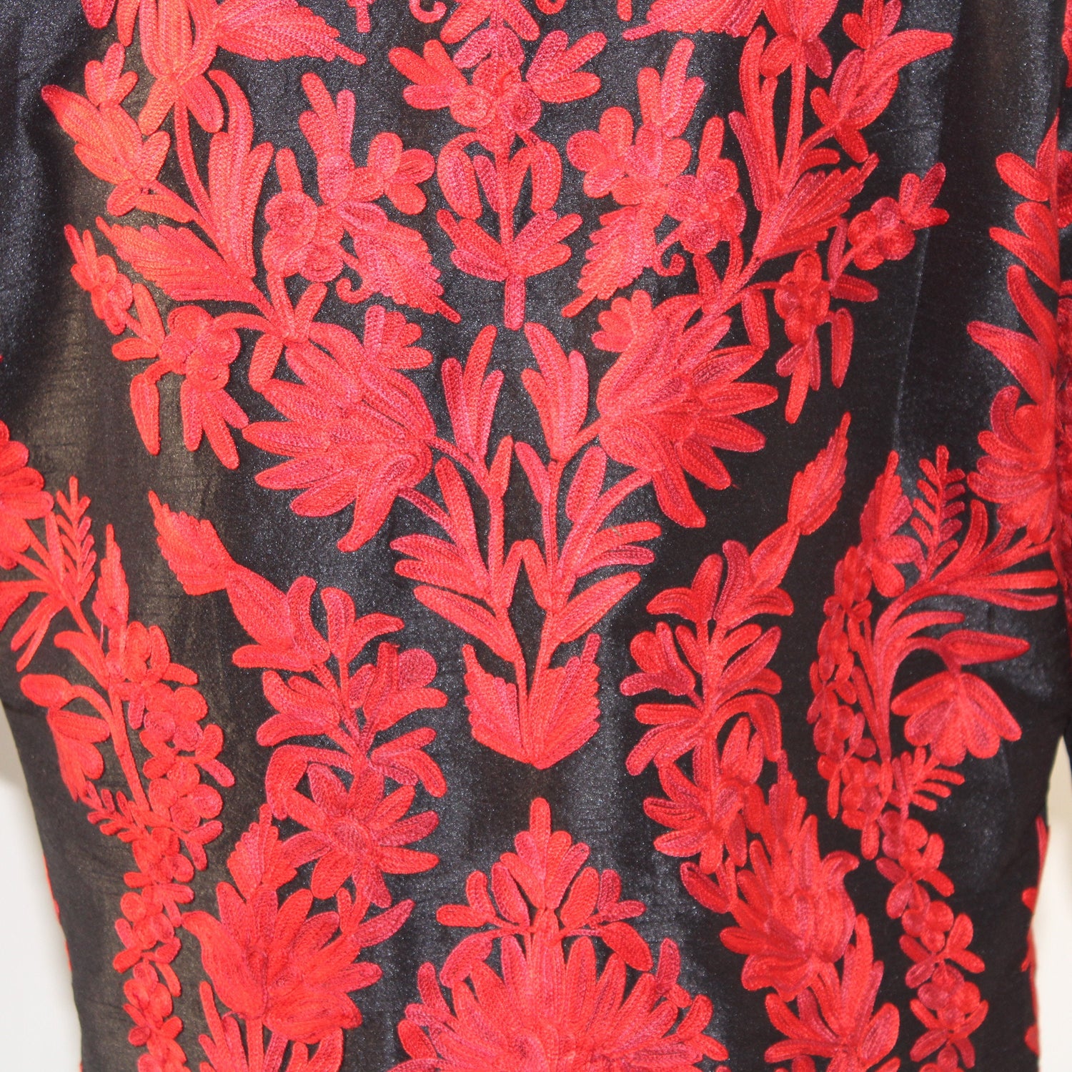 Kashmiri Bohemian Jacket, Short Embroidered wool Coat, Ethnic winter Outerwear, Handcrafted Fashion - BATIN