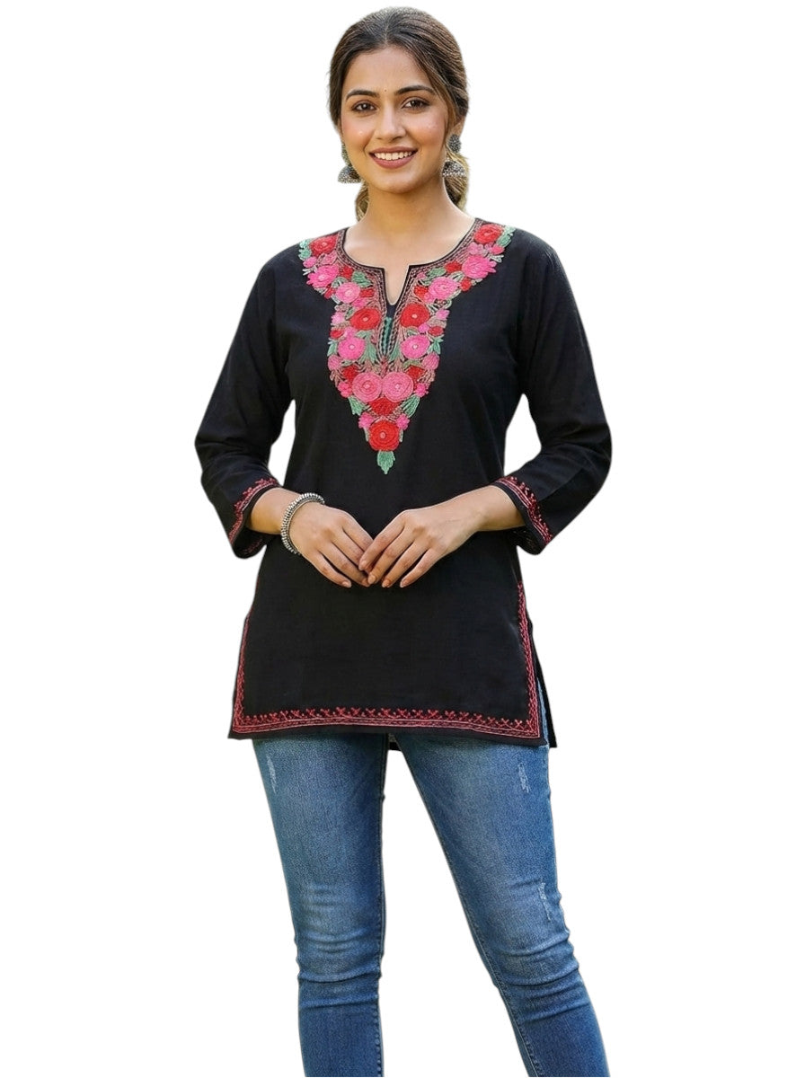 Kashmiri Aari Embroidery Straight Women&
