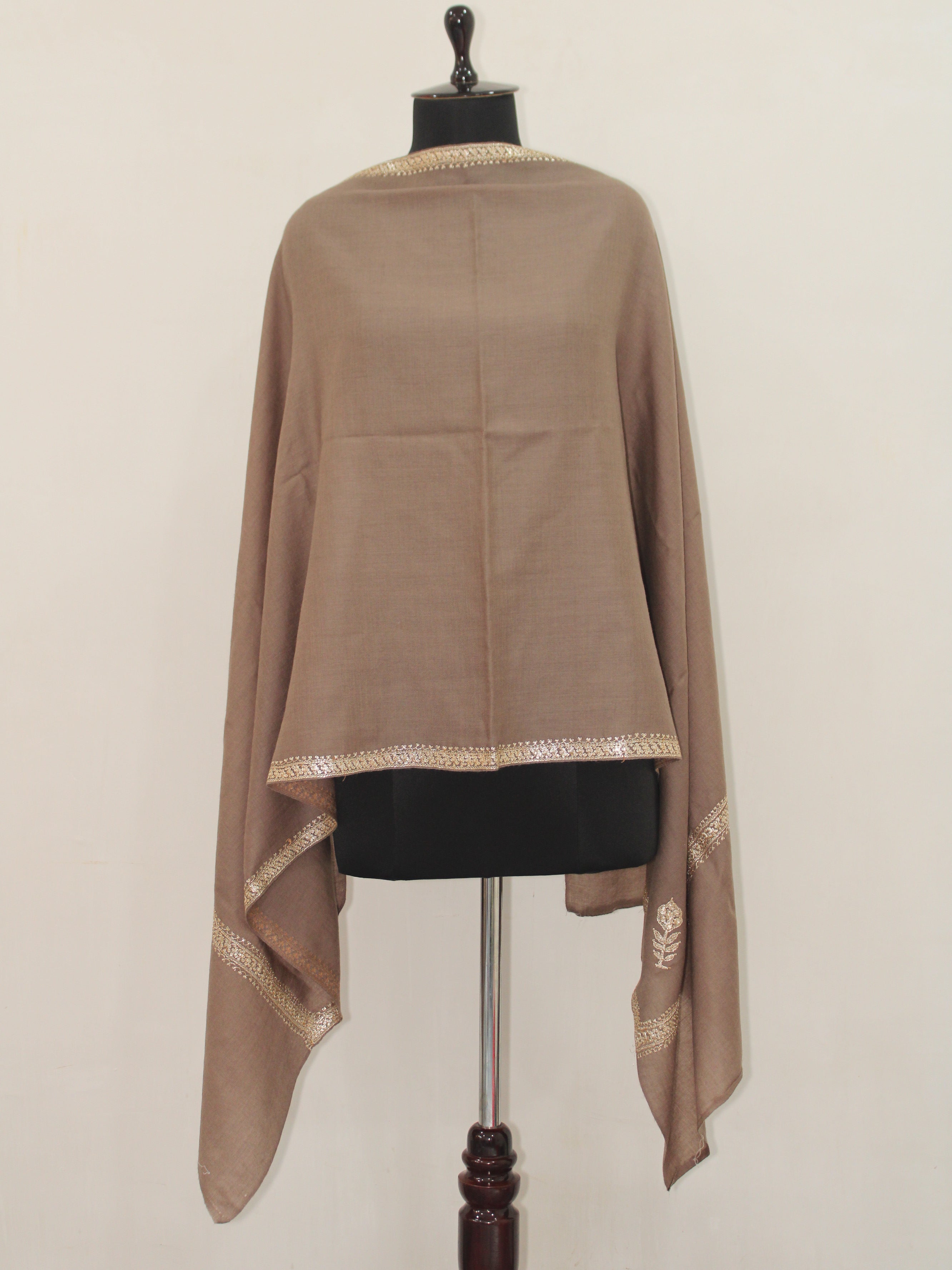 Kashmiri Hand Embroidered Tilla Scarf BATIN