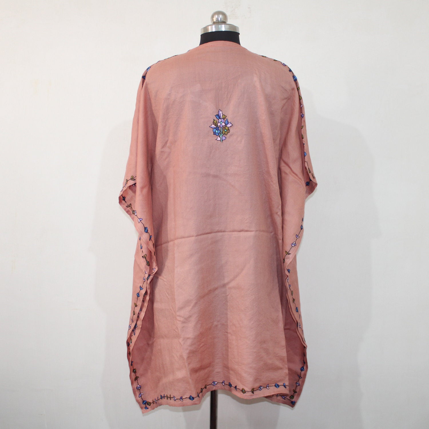 Cashmere paper mache Embroidered Kaftan, Kashmiri Kaftan, Women Caftan, Designer Kaftan, Handmade kaftan,