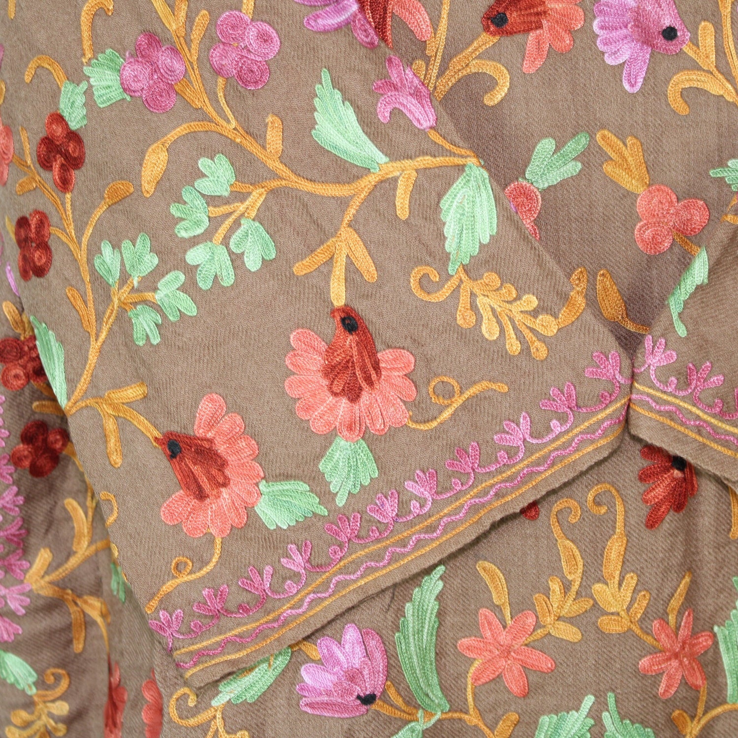 Kashmiri Pheran, Aari Embroidered Pheran, Women Tunics, Indian Kurtis, Ethnic Wear, Indo Western Wear, Traditional Pheran