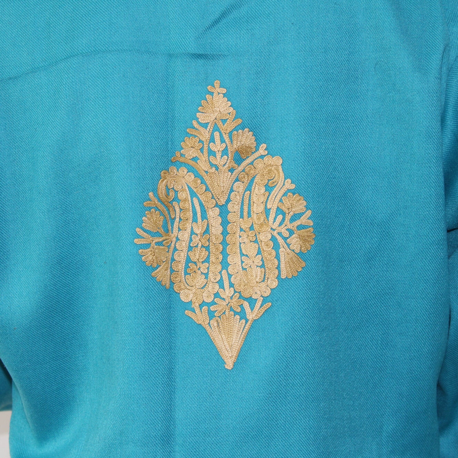 Kashmiri Coat, Kashmiri Embroidered Jacket, Wool Winter Jacket, Short Jacket, Woolen Jacket With aari Embroidery, - BATIN