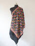 Kashmiri Wool Stole: Floral Aari Embroidery, Indian Shawl - BATIN