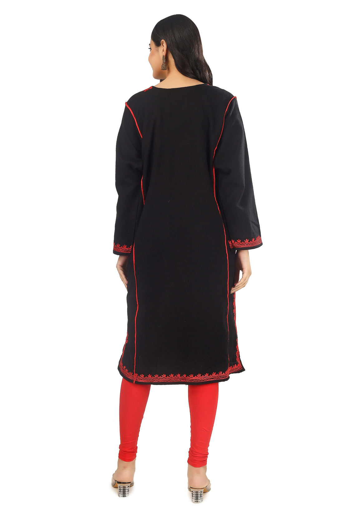 Kashmiri Pheran, Aari Embroidered Pheran, Women Tunics, Indian Kurtis, Ethnic Wear, Indo Western Wear, Traditional Pheran