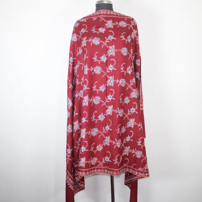 Sozni Еmbroidery Shawl, Woolen Kashmiri Embroidery Wrap, Sozni Shawl, Traditional Kashmiri Shawl, Paisley Shawl , 100cm * 200cm,