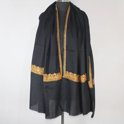 Kashmiri Embroidered Shawl ,Woolen Embroidered Shawl, Kashmiri Tilla Embroidery Shawl, Kashmiri Shawl For Women, Tilla Shawl