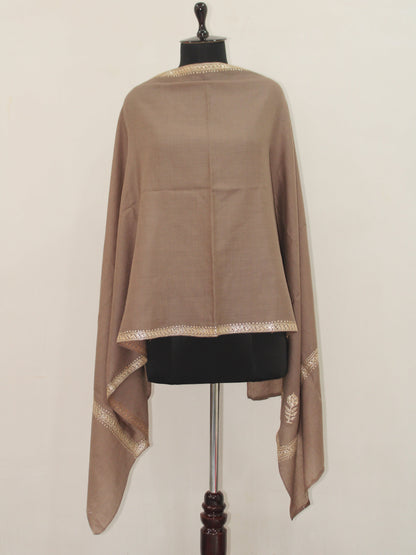 Kashmiri Hand Embroidered Tilla Scarf - BATIN