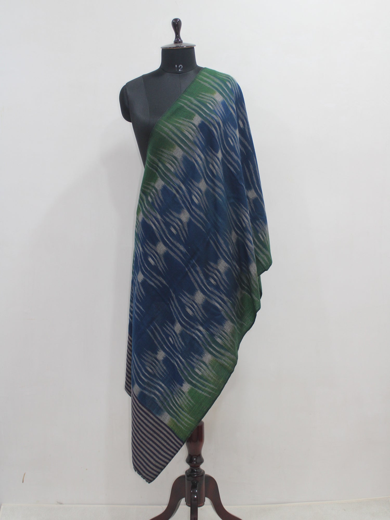 Handwoven Ikat Pure Pashmina Stole / Scarf