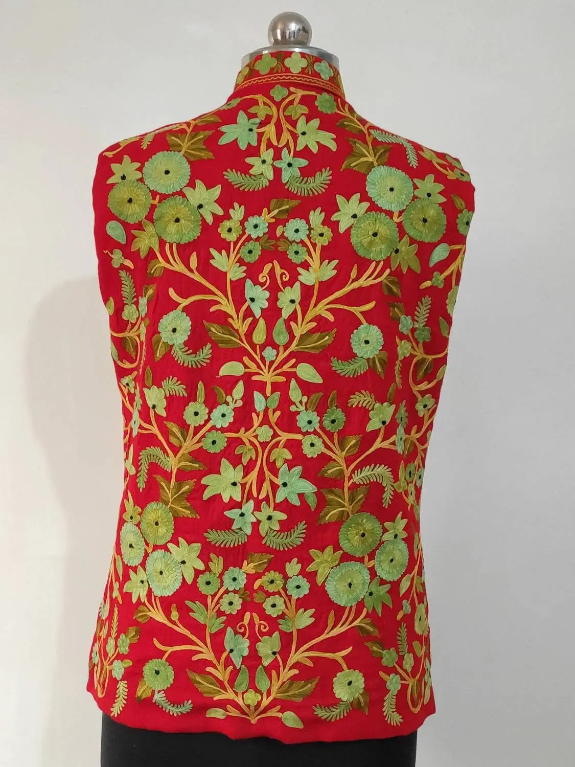 Kashmiri Nehru Jacket, Nehru Jackets, Modi Jackets, Embroidered Jackets, Men Jackets, Boys Jacket, Boho Jacket - BATIN