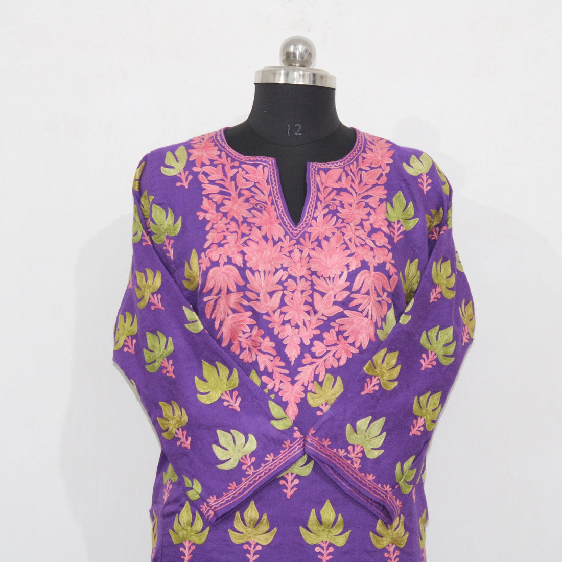 Kashmiri Pheran, Aari Embroidered Pheran, Women Tunics,Indian Kurtis,Ethnic Wear, Vintage Kurta,Indo Western Wear,Traditional Pheran, BATIN® BATIN