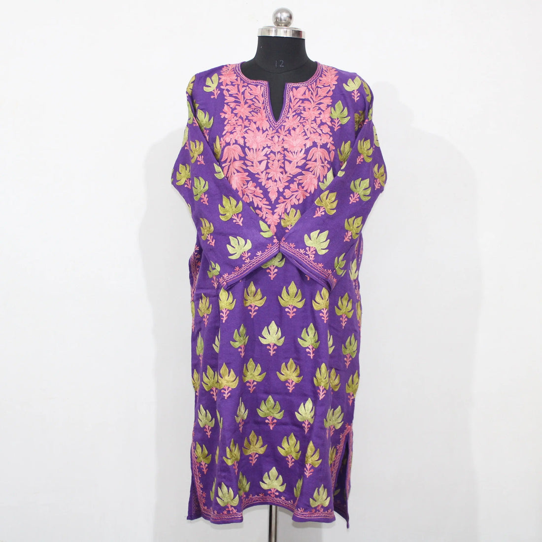 Kashmiri Pheran, Aari Embroidered Pheran, Women Tunics,Indian Kurtis,Ethnic Wear, Vintage Kurta,Indo Western Wear,Traditional Pheran, BATIN® BATIN