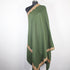 Kashmiri Merino Wool Shawl: Green Tilla Embroidery BATIN