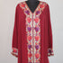 Handmade Kashmiri Aari Embroidered Crepe Silk Kaftan Dress - BATIN