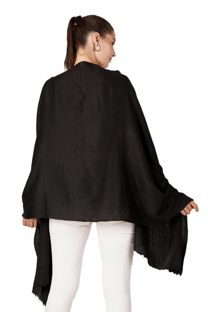 Handwoven Solid Pure Pashmina Shawl / Scarf - BATIN