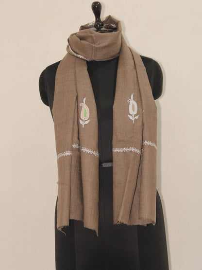 Kashmiri Hand Embroidered Tilla Stole BATIN
