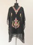 Kashmiri Aari Embroidered Short Georgette Kaftan BATIN